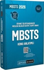 2026 Diyanet İşleri Başkanlığı Mesleki Bilgiler Seviye Tespit Sınavı MBSTS Konu Anlatımlı Pegem Yayınları