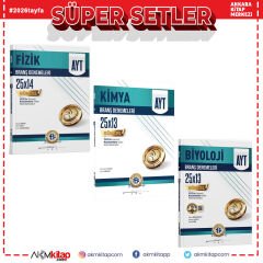 Bilgi Sarmal AYT Fizik Kimya Biyoloji Deneme Seti 3 Kitap