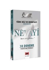2023 KPSS ÖABT Nevayi Türk Dili ve Edebiyatı 10 Fasikül Deneme Tamamı Çözümlü Yargı Yayınları