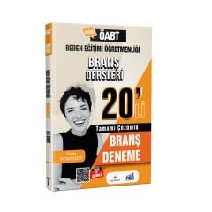2026 Meb Ags ÖABT Beden Eğitimi Branş Dersleri Tamamı PDF Çözümlü 20 li Branş Deneme Dizgi Kitap