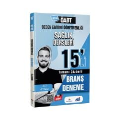 2026 Meb Ags ÖABT Beden Eğitimi Sağlık Dersleri Tamamı PDF Çözümlü 15 li Branş Deneme Dizgi Kitap