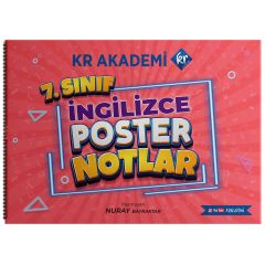 7. Sınıf İngilizce Poster Notlar KR Akademi