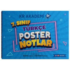 7. Sınıf Türkçe Poster Notlar KR Akademi