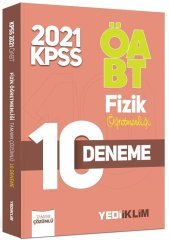 2021 ÖABT Fizik Öğretmenliği Tamamı Çözümlü 10 Deneme Yediiklim Yayınları