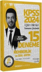 2024 KPSS Eğitim Bilimleri Rehberlik ve Özel Eğitim 15 Deneme İndeks Akademi