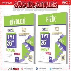 Çap TYT Fizik ve Biyoloji Deneme Seti 2 Kitap