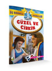 Güzel ve Çirkin 3D Gözlük Damla Yayıncılık