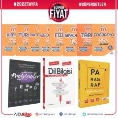2022 Tayfa Dev Soru Seti ve AKM Paragraf Dil Bilgisi ile Tempo Problemler Soru Bankası Seti