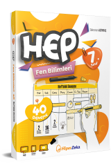 7. Sınıf Haftalık HEP Fen Bilimleri 40 Deneme Hiper Zeka