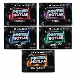 LGS Poster Notlar Seti 5 li KR Akademi