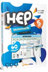 5. Sınıf Hep Matematik 40 Haftalık Deneme Hiper Zeka Yayınları