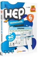 6. Sınıf Haftalık HEP Matematik 40 Deneme Hiper Zeka