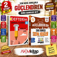Arı Yayıncılık 5. Sınıf Sosyal Bilgiler Defterim ve Ankara Sosyal Bilgiler Soru Bankası Seti 2 Kitap
