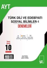 AYT Türk Dili ve Edebiyatı Sosyal Bilimler-1 10 Deneme Sınavı YZ Yayınları