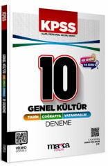 KPSS Genel Kültür Tarih Coğrafya Vatandaşlık 10 Deneme Sınavı Marka Yayınları