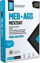 2027 MEB AGS Mevzuat Konu Anlatımlı Pegem Yayınları