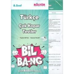 8. Sınıf Bil Bang Türkçe Yaprak Test Kültür Yayıncılık