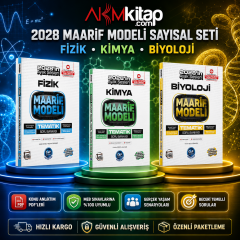 Çap Yayınları Üniversiteye Hazırlık Fizik Kimya ve Biyoloji Ders Platosu Maarif Modeli Tematik Soru Bankası Seti 3 Kitap