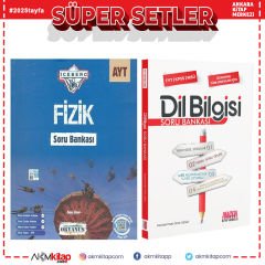 Okyanus AYT Fizik Iceberg ve AKM Dil Bilgisi Soru Bankası Seti 2 Kitap