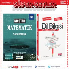 Okyanus TYT Master Matematik ve AKM Dil Bilgisi Soru Bankası Seti 2 Kitap