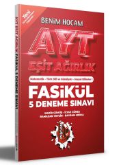 AYT Eşit Ağırlık 5 Fasikül Deneme Sınavı Benim Hocam Yayınları