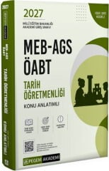 2027 MEB AGS ÖABT Tarih Öğretmenliği Konu Anlatımlı Pegem Yayınları