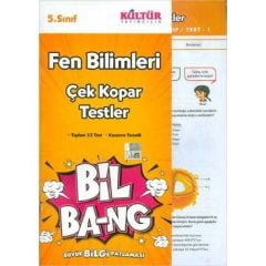 5. Sınıf Bil Bang Fen Bilgisi Yaprak Test Kültür Yayıncılık