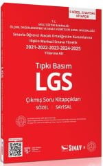 8. Sınıf LGS Tıpkı Basım Son 5 Yıl Çıkmış Soru Kitapçıkları Sınav Yayınları