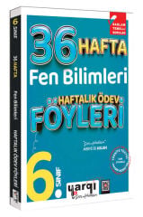 6. Sınıf Fen Bilimleri 36 Haftalık Ödev Föyleri Yargı Ders Arkadaşım