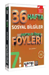 7. Sınıf Sosyal Bilgiler 36 Haftalık Ödev Föyleri Yargı Ders Arkadaşım