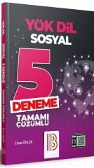 YÖKDİL Sosyal Tamamı Çözümlü 5 Deneme Benim Hocam Yayınları