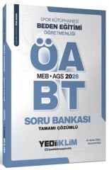 2026 MEB AGS ÖABT Beden Eğitimi Öğretmenliği Tamamı Çözümlü Soru Bankası Yediiklim Yayınları