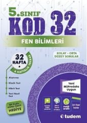 5. Sınıf Fen Bilimleri Kod 32 Tekrar Testleri Tudem Yayınları