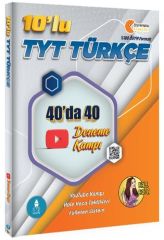 TYT Türkçe 10 lu 40 da 40 Deneme Kampı Hale Hoca Yayınları