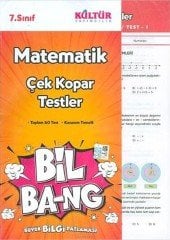 7. Sınıf Bil Bang Matematik Yaprak Test Kültür Yayıncılık