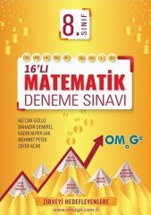 8. Sınıf Gold Matematik 16 Deneme Sınavı Omega Yayınları