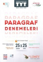 TYT MSÜ KPSS DGS Paragraf 25 X 25 Denemeleri Limit Yayınları