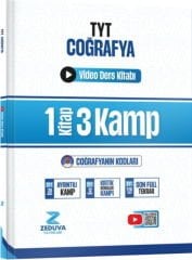 Coğrafyanın Kodları TYT Coğrafya 1 Kitap 3 Kamp Video Ders Kitabı Zeduva Yayınları