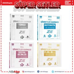 Kr Akademi TYT Şöhretler Karması Deneme Seti 4 Kitap