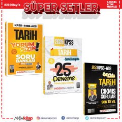 İndeks Akademi 2026 KPSS TYT AYT Tarih Yorum Sizin Soru Bankası Deneme ve Çıkmış Sorular Seti 3 Kitap