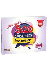 KPSS Yeni Nesil Tamamı Çözümlü 9×20 Sayısal Mantık Denemeleri Kariyer Meslek Yayınları