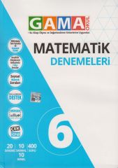 6. Sınıf Matematik Denemeleri Gama Okul Yayınları