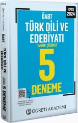 2024 KPSS ÖABT Türkdili ve Edebiyatı 5 Deneme Pegem Yayınları