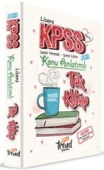 2022 KPSS Genel Yetenek Genel Kültür Lisans Konu Anlatımı Tek Kitap Yeni Trend