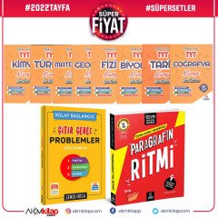 2022 Tayfa Dev Soru Seti ve Şenol Hoca Çıtır Çerez Problemler ile AKM Paragraf Soru Bankası Seti