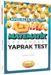 KPSS ALES DGS TYT KEYİFLİ MATEMATİK ÇEK KOPART YAPRAK TEST YEDİİKLİM YAYINLARI