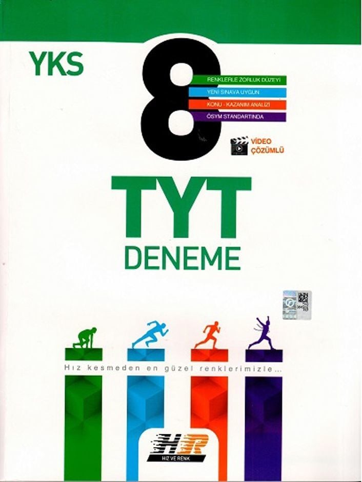 TYT 8 Deneme Hız ve Renk Yayınları