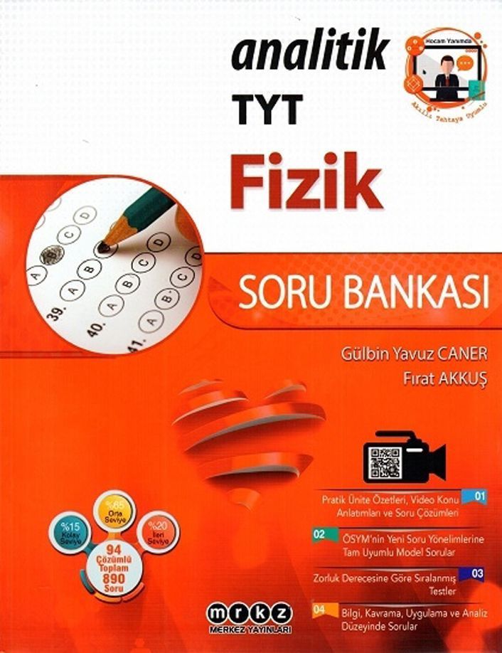 TYT Fizik Analitik Soru Bankası Merkez Yayınları