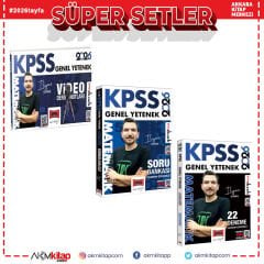 Yargı 2026 KPSS Matematik Ders Notları Soru Bankası ve Deneme Seti 3 Kitap