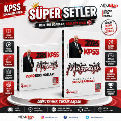 Hoca Kafası 2026 KPSS Matematik Video Ders Notu ve Soru Bankası Seti 2 Kitap